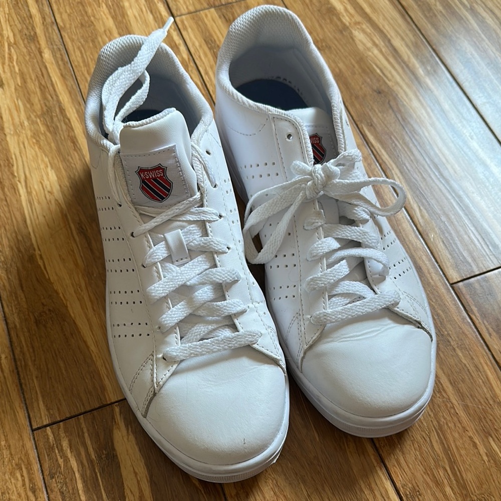 K-Swiss White Sneakers Classic Design